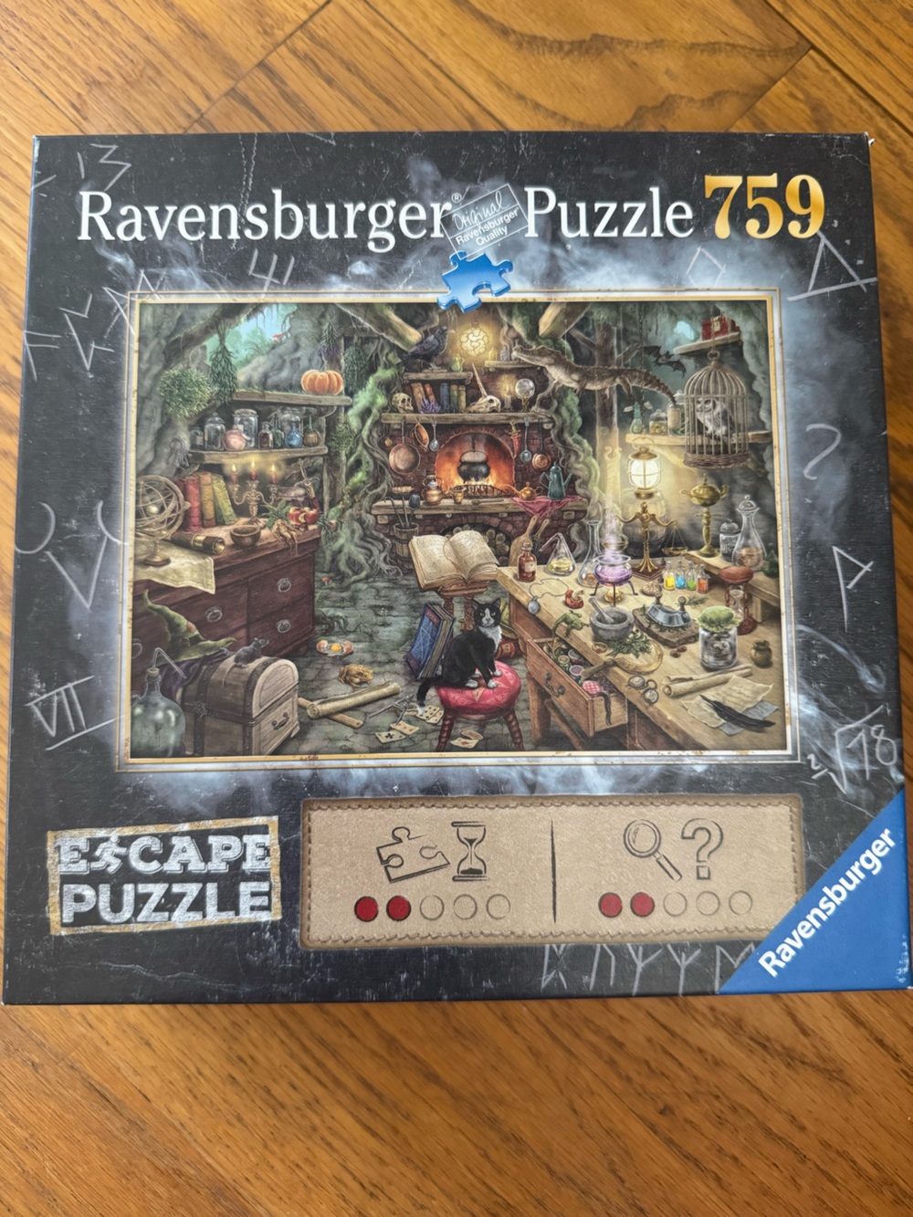 Ravensburger Escape Puzzle Workshop Scene - Black, Brown, Green, Red, Blue